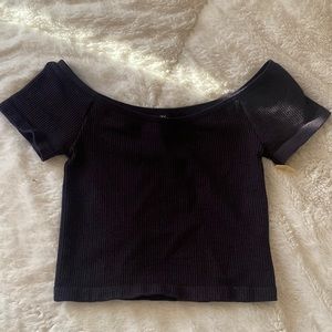 Women’s black Crop Top Size Small New With Tags